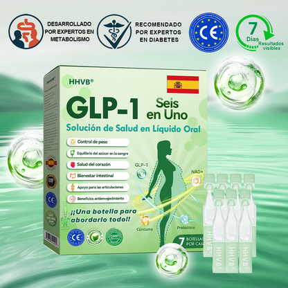 🔥 ¡Solo quedan 10 cajas! ¡30% de descuento adicional! HHVB® GLP-1 6 en 1 Líquido Oral, probado y seguro, apoya el peso, azúcar en sangre, digestión y energía con resultados duraderos.
